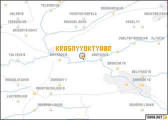 map of Krasnyy Oktyabrʼ