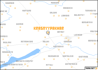 map of Krasnyy Pakhar\