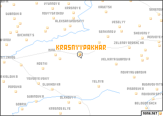 map of Krasnyy Pakhar\