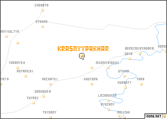 map of Krasnyy Pakhar\