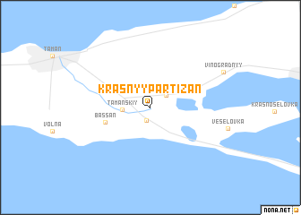 map of Krasnyy Partizan