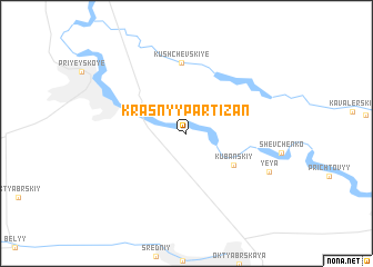 map of Krasnyy Partizan