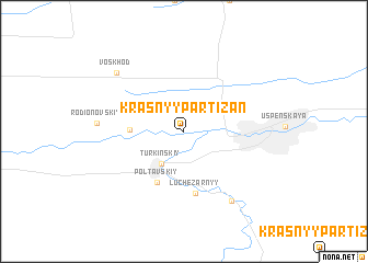 map of Krasnyy Partizan
