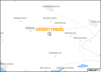 map of Krasnyy Podol