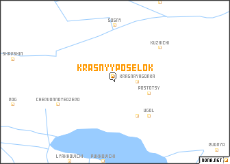 map of Krasnyy Posëlok