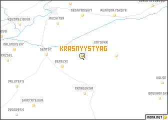 map of Krasnyy Styag