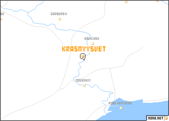 map of Krasnyy Svet