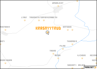 map of Krasnyy Trud