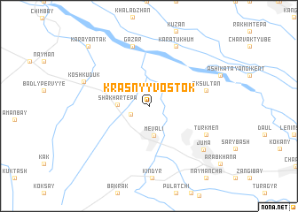 map of Krasnyy Vostok