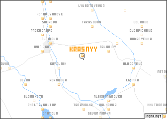 map of Krasnyy