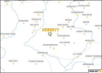 map of Krasnyy