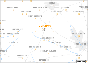 map of Krasnyy