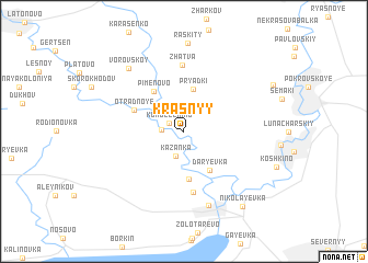 map of Krasnyy