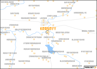 map of Krasnyy