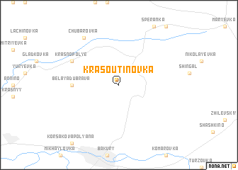 map of Krasoutinovka