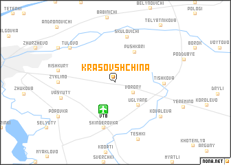 map of Krasovshchina