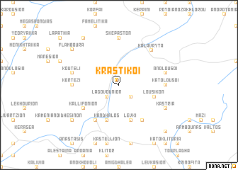 map of Krastikoí