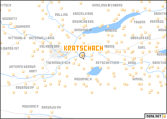 map of Kratschach