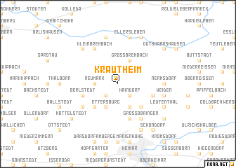 map of Krautheim