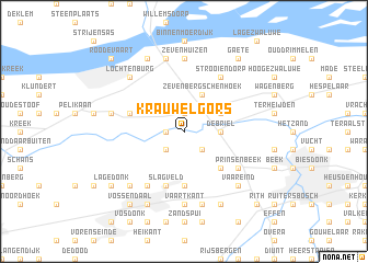 map of Krauwelgors