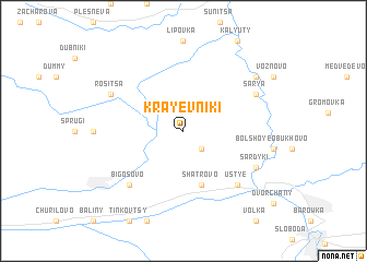map of Krayevniki