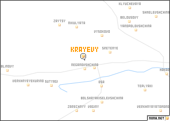 map of Krayevy