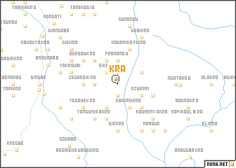 map of Kra