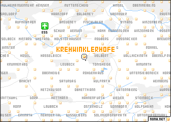 map of Krehwinkler Höfe