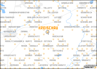 map of Kreischau