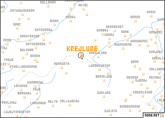 map of Krej-Lurë