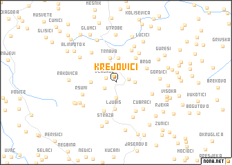 map of Krejovići