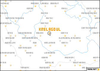 map of Krela Goul