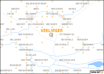 map of Krelingen