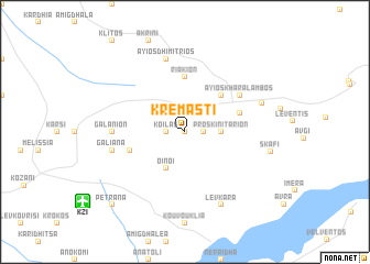map of Kremastí