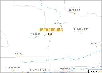 map of (( Kremenchug ))