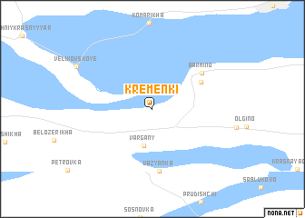 map of Kremenki