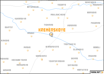 map of Kremenskoye