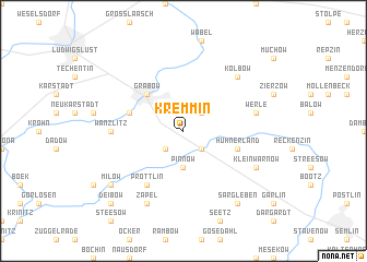 map of Kremmin