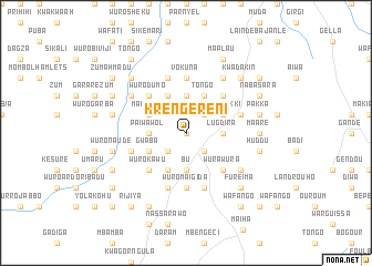 map of Krengereni