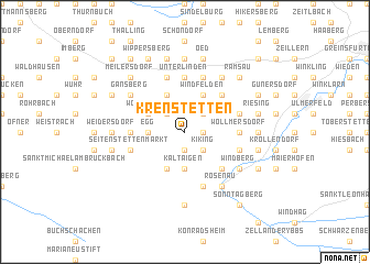 map of Krenstetten