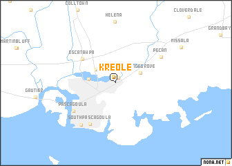 map of Kreole