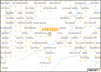 map of Kressen