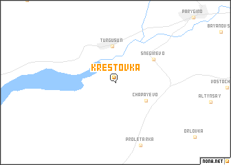 map of Krestovka