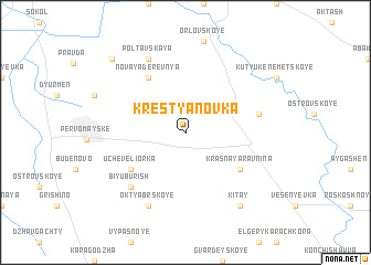 map of Krestʼyanovka