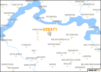map of Kresty