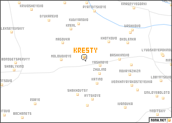 map of Kresty