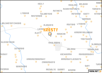 map of Kresty