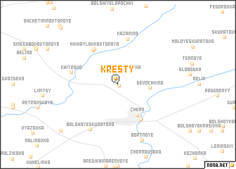 map of Kresty
