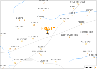 map of Kresty