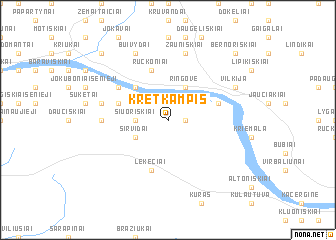 map of Kretkampis